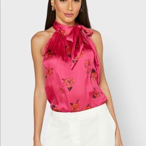 Banana Republic pink blouse